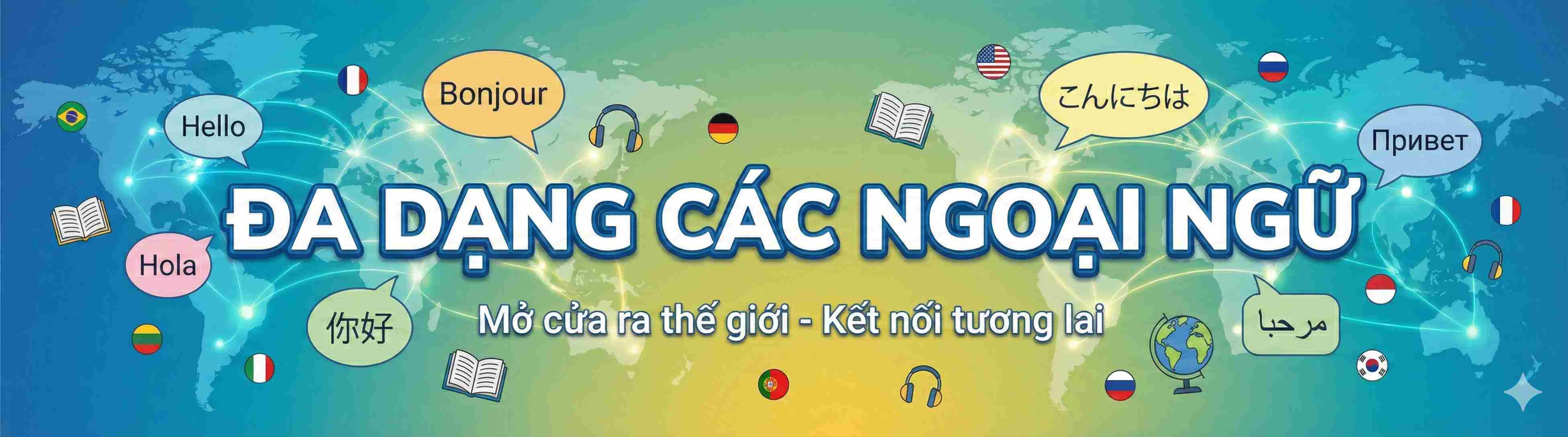 Đa dạng ngoại ngữ